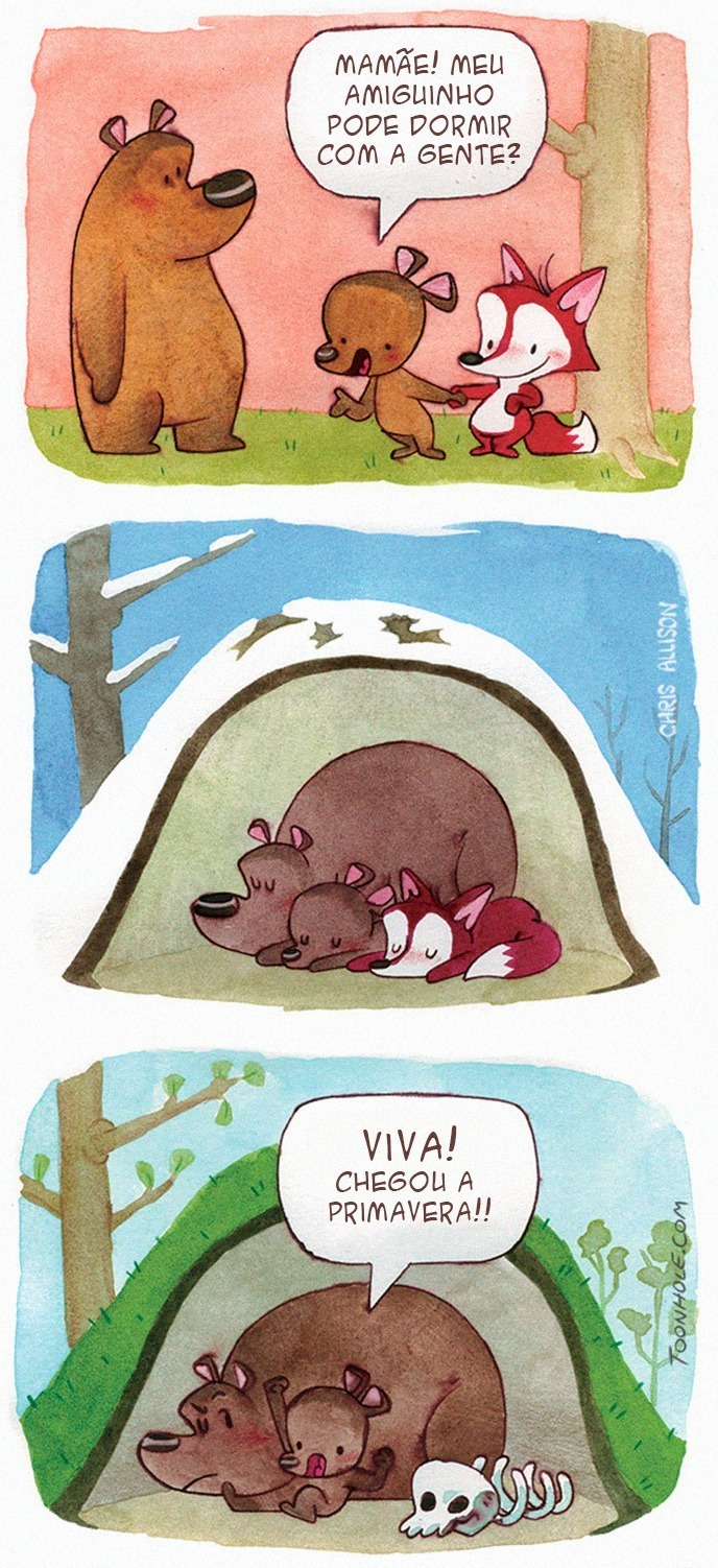 a raposa e o urso